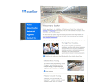 Tablet Screenshot of hygienicflooring.com
